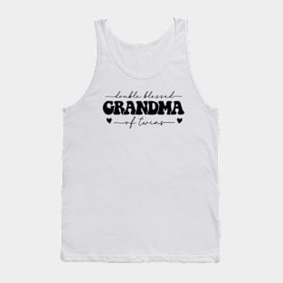 Double Blessed Grandma Of Twins Tank Top